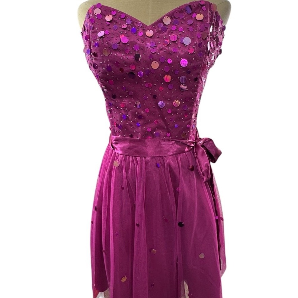 NWT!! "MASQUERADE"Vintage Deb  Y2K Dress Hoco SZ‎ 13/14 Princess Fairy Sequins